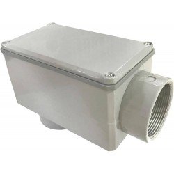 KIT 6 UNI CONDULETE EM ALUMINIO TIPO LB DE 4 COM TAMPA COM ROSCA NPT COM PINTURA EPOXI TRAMONTINA