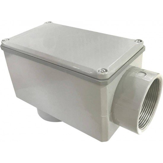 KIT 6 UNI CONDULETE EM ALUMINIO TIPO LB DE 3 COM TAMPA COM ROSCA NPT COM PINTURA EPOXI TRAMONTINA