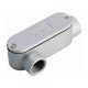 CONDULETE ALUMINIO TIPO LR MOD.AMERICANO DE 2 TAMPA C ROSCA BSP C PINTURA EPOXI TRAMONTINA