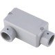 KIT 6 UNI CONDULETE EM ALUMINIO TIPO LR 1.1 4 COM ROSCA BSP COM TAMPA E COM PINTURA EPOXI TRAMONTINA