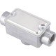 KIT 6 UNI CONDULETE EM ALUMINIO TIPO TB DE 1 TAMPA ESTAMPADA ROSCA BSP SEM PINTURA TRAMONTINA