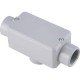 KIT 6 UNI CONDULETE EM ALUMINIO TIPO TB 2 COM ROSCA BSP COM TAMPA E COM PINTURA EPOXI TRAMONTINA