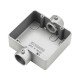 CONDULETE DUPLO EM ALUMINIO TIPO CD DE 3 4 SEM ROSCA COM PINTURA EPOXI TRAMONTINA