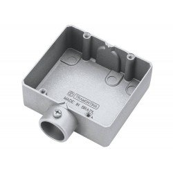 CONDULETE DUPLO EM ALUMINIO TIPO ED DE 3 4 COM ROSCA COM PINTURA EPOXI TRAMONTINA