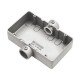 KIT 6 UNI CONDULETE TRIPLO EM ALUMINIO TIPO CT DE 3 4 SEM ROSCA COM PINTURA EPOXI TRAMONTINA