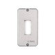 TAMPA 1 POSTO VERTICAL EM ALUMINIO PARA CONDULETE 1 2 E 3 4 SEM PINTURA TRAMONTINA