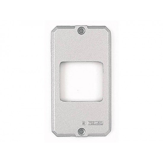 KIT 6 UNI TAMPA 2 POSTOS JUNTOS EM ALUMINIO PARA CONDULETE 1 2 E 3 4 COM PINTURA EPOXI TRAMONTINA