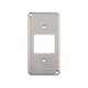 KIT 6 UNI TAMPA 2 POSTOS JUNTOS EM ALUMINIO PARA CONDULETE 1 COM PINTURA EPOXI TRAMONTINA