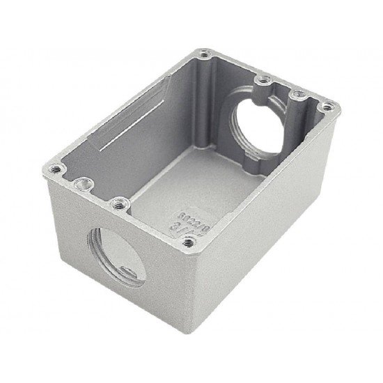 CAIXA DE PISO EM ALUMINIO 4X2 BAIXA FECHADA TRAMONTINA