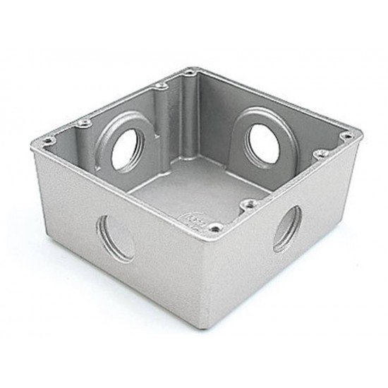 CAIXA DE PISO EM ALUMINIO 4X4 BAIXA 1 2 TRAMONTINA