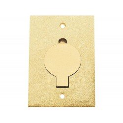 KIT 6 UNI TAMPA 4X2 EM ALUMINIO COM 1 UNHA REDONDA COM PINTURA EPOXI DOURADA TRAMONTINA