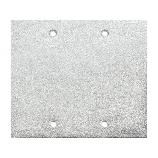 TAMPA 4X4 EM ALUMINIO CEGA COM PINTURA EPOXI CROMADA TRAMONTINA