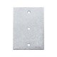 KIT 6 UNI TAMPA 4X2 EM ALUMINIO COM FURO PASSADOR DE TELEFONE COM PINTURA EPOXI CROMADA TRAMONTINA