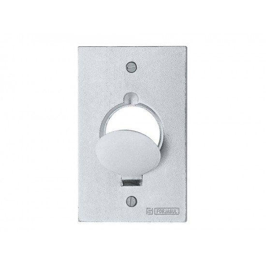 KIT 6 UNI TAMPA 4X2 EM ALUMINIO COM 1 UNHA REDONDA COM PINTURA EPOXI CROMADA TRAMONTINA