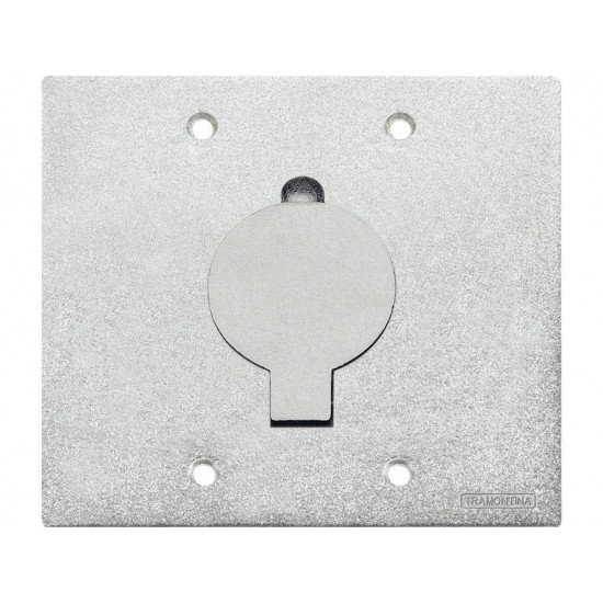 KIT 6 UNI TAMPA 4X4 EM ALUMINIO COM 1 UNHA REDONDA COM PINTURA EPOXI CROMADA TRAMONTINA