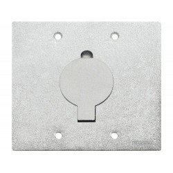 KIT 6 UNI TAMPA 4X4 EM ALUMINIO COM 1 UNHA REDONDA COM PINTURA EPOXI CROMADA TRAMONTINA