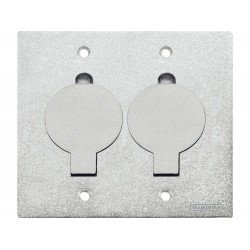 KIT 6 UNI TAMPA 4X4 EM ALUMINIO COM 2 UNHAS REDONDA COM PINTURA EPOXI CROMADA TRAMONTINA