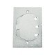 TAMPA 4X2 EM ALUMINIO COM 1 UNHA PARA TOMADA RJ45 COM PINTURA EPOXI CROMADA TRAMONTINA