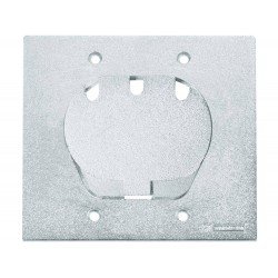 KIT 6 UNI TAMPA 4X4 EM ALUMINIO COM 1 UNHA PARA TOMADA RJ45 COM PINTURA EPOXI CROMADA TRAMONTINA