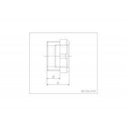 REDUCAO COM ROSCA EM ALUMINIO TIPO 3 X 2.1 2 TRAMONTINA
