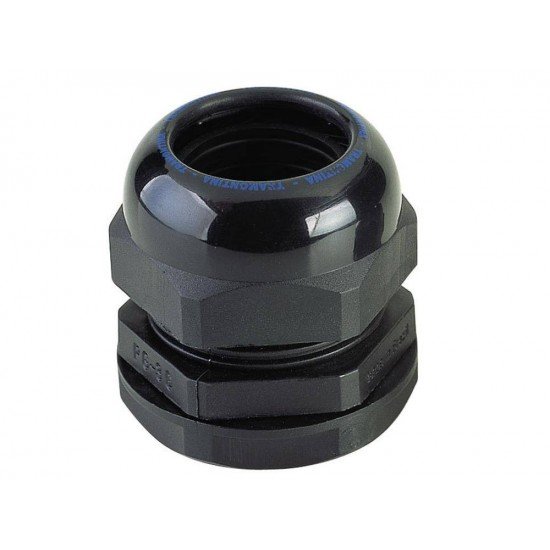 KIT 6 UNI PRENSA CABO EM NYLON DE 2 NA COR PRETA PARA CABO DE 37 A 44MM TRAMONTINA