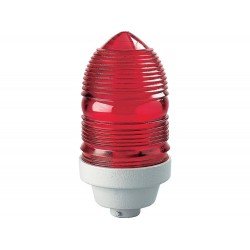 SINALIZADOR SIMPLES 60W AMARELO COM BASE EM ALUMINIO E GLOBO EM TERMOPLASTICO TRAMONTINA