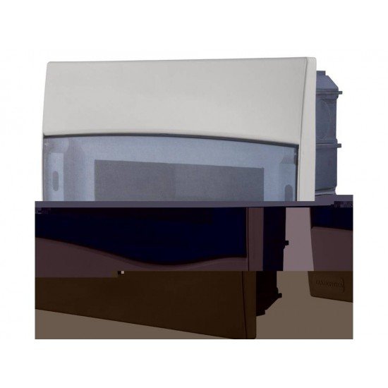 QUADROS DE DISTRIBUICAO EMBUTIR 12 DISJUNTOR DIN TRANSPARENTE TRAMONTINA