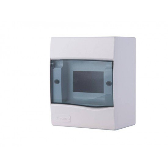 QUADROS DE DISTRIBUICAO SOBREPOR 5 DISJUNTOR DIN TRANSPARENTE TRAMONTINA