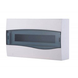 QUADROS DE DISTRIBUICAO SOBREPOR 18 DISJUNTOR DIN TRANSPARENTE TRAMONTINA