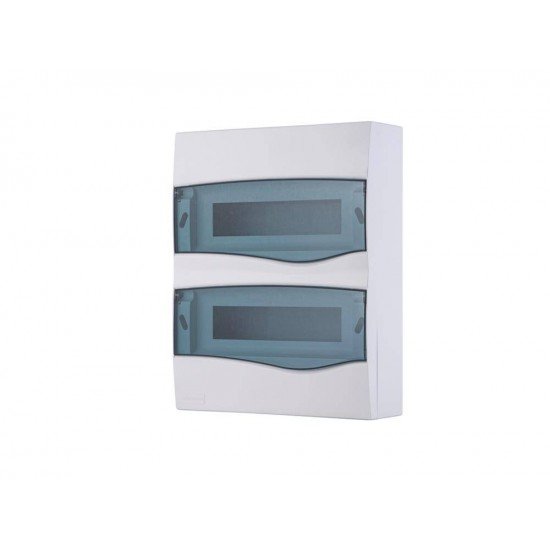 QUADROS DE DISTRIBUICAO SOBREPOR 24 DISJUNTOR DIN TRANSPARENTE TRAMONTINA