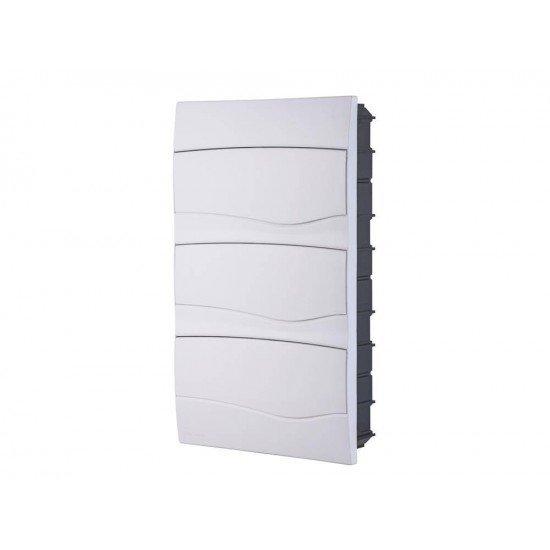 QUADROS DE DISTRIBUICAO EMBUTIR 36 DISJUNTOR DIN BRANCO TRAMONTINA