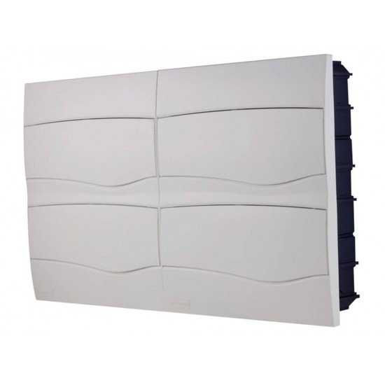 QUADROS DE DISTRIBUICAO EMBUTIR 48 DISJUNTOR DIN BRANCO TRAMONTINA