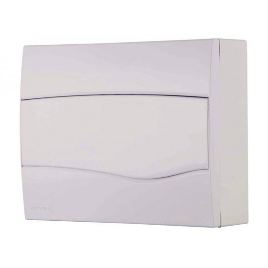 QUADROS DE DISTRIBUICAO SOBREPOR 12 DISJUNTOR DIN BRANCO TRAMONTINA