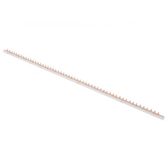 KIT 10 UNI BARRAMENTO DIN EM TERMOPLASTICO TIPO PENTE 63A PINO METALICO 2 FASES 12 POLOS TRAMONTINA