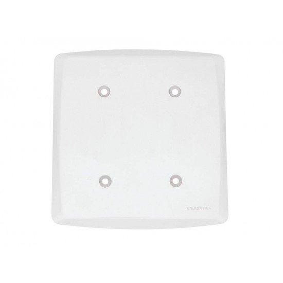 PLACA 4X4 EM TERMOPLASTICO CEGA LINHA LUX2 BRANCA TRAMONTINA