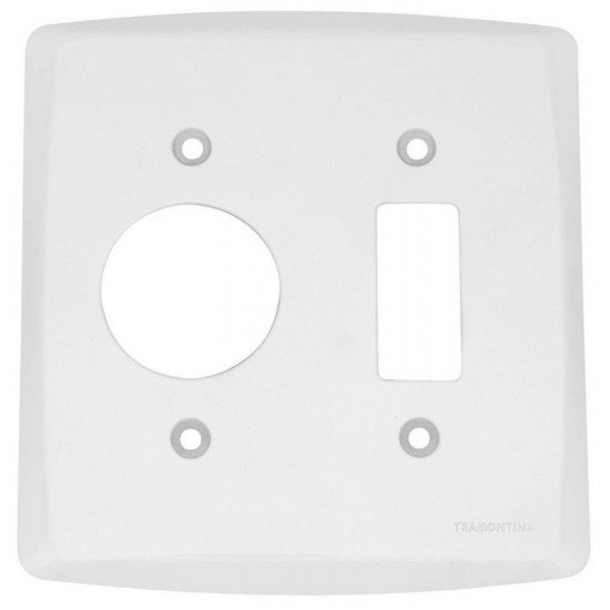 PLACA 1 POSTO REDONDO MAIS 1 POSTO 4X4 TRAMONTINA