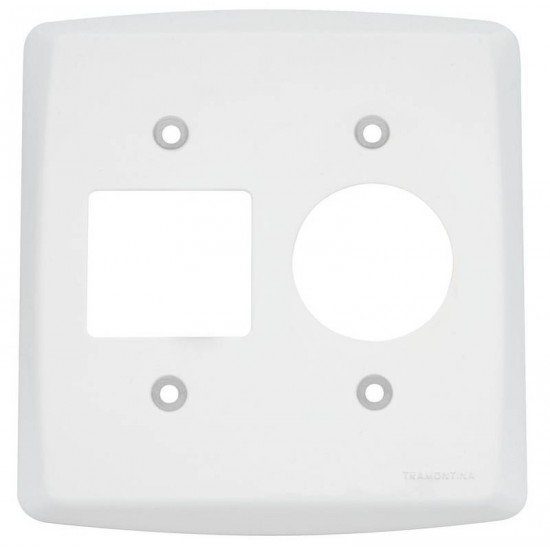 PLACA 1 POSTO REDONDO MAIS 2 POSTOS 4X4 TRAMONTINA