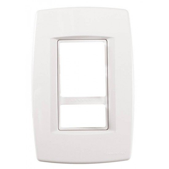 PLACA 1 MODULO E MEIO MAIS 1 POSTO 4X2 TRAMONTINA