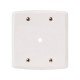 PLACA 4X4 EM TERMOPLASTICO COM 1 FURO 9,5MM LINHA LUX2 BRANCA TRAMONTINA