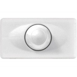 VARIADOR DE LUMINOSIDADE EM TERMOPLASTICO C COMPON METAL SISTEMA MODULAR BRANCO TRAMONTINA BIVOLT