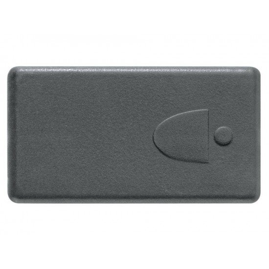 PULSADOR CAMPAINHA EM TERMOPLASTICO C COMP MET 10A 250V LINHA IZY FLAT GRAFITE TRAMONTINA