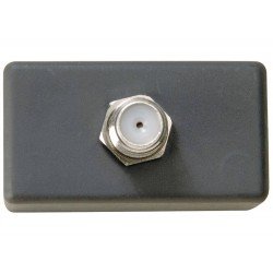 TOMADA TV SAT EM TERMOPLASTICO COM COMPONENTES METALICOS LINHA IZY FLAT GRAFITE TRAMONTINA