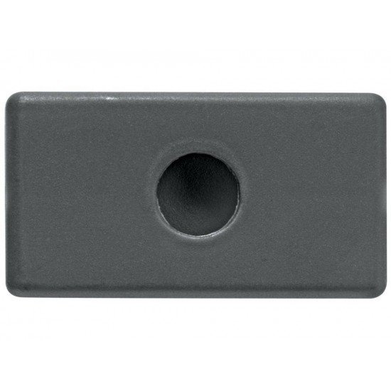 TAMPO 1 FURO 5,5MM EM TERMOPLASTICO LINHA IZY FLAT GRAFITE TRAMONTINA