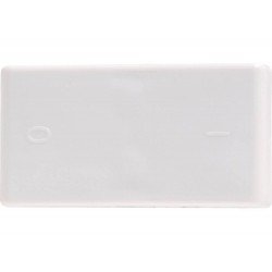 KIT 10 UNI INTERRUPTOR BIPOLAR SIMPLES TERM COMPON METAL 10A 250V SISTEMA MODULAR BRANCO TRAMONTINA
