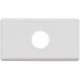 TAMPO 1 FURO 9,5MM EM TERMOPLASTICO SISTEMA MODULAR BRANCO TRAMONTINA