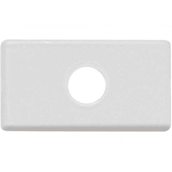 TAMPO 1 FURO 9,5MM EM TERMOPLASTICO SISTEMA MODULAR BRANCO TRAMONTINA