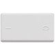 KIT 10 UNI INTERRUPTOR BIPOLAR PARALELO TERMOPLAS COMP MET 10A 250V LINHA IZY FLAT BRANCO TRAMONTINA