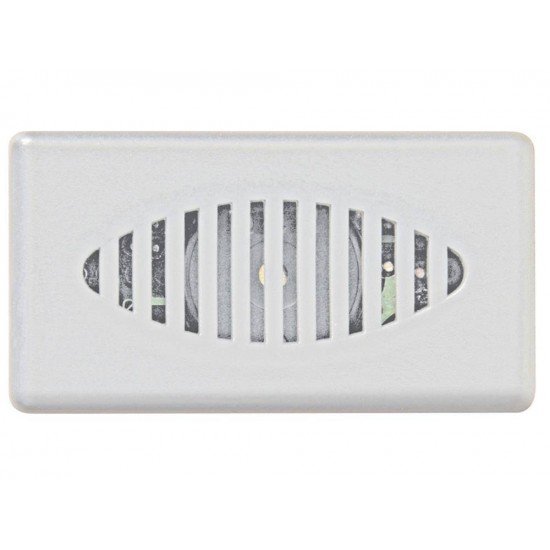 CAMPAINHA ELETRONICA TERMOPLASTICO C COMPONEN METAL 450 590W LIN.IZY FLAT BRANCO TRAMONTINA BIVOLT