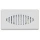 CAMPAINHA ELETRONICA TERMOPLASTICO C COMPONEN METAL 450 590W LIN.IZY FLAT BRANCO TRAMONTINA BIVOLT