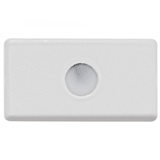 TAMPO 1 FURO 9,5MM EM TERMOPLASTICO LINHA IZY FLAT BRANCO TRAMONTINA